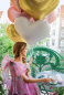 Preview: XL Folienballon Figur - Herz Gold - 75cm x 64,5cm